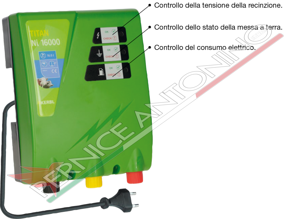 Elettrificatore TITAN Ni 16000 