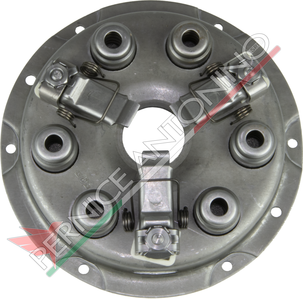 Single disc clutch with coil springs