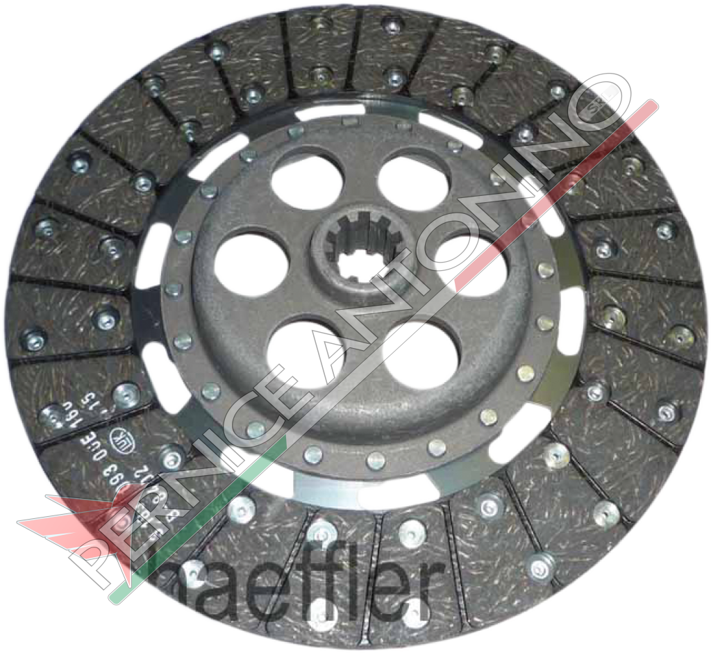 Central rigid clutch plate 273x178x3.529x23x4 - -10 grooves