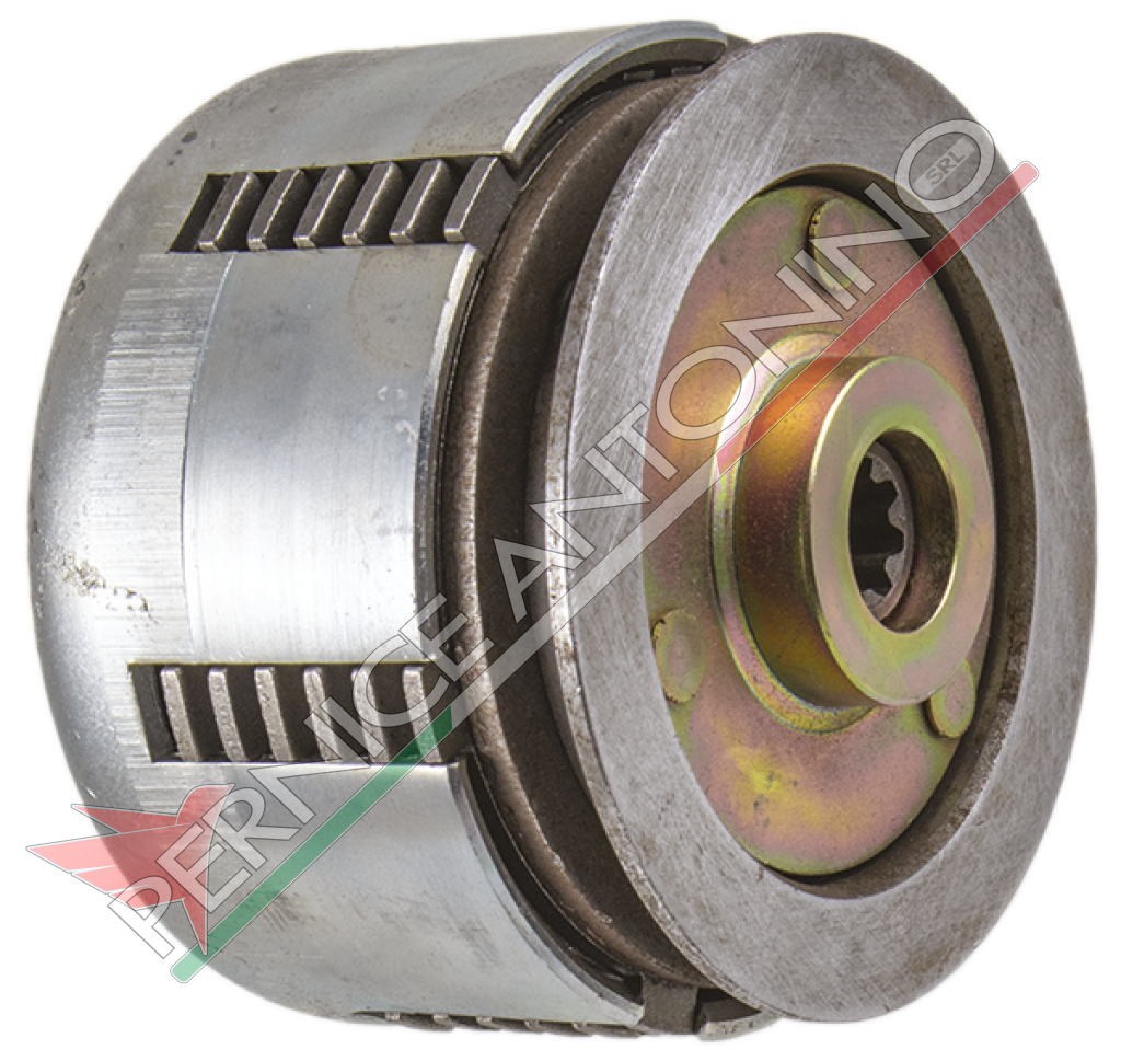 Multiple-plate clutch Ø 103x85.5 mm with 6 plates 15x12EV - 8 grooves Shaft Ø22.5 Taper 1:5