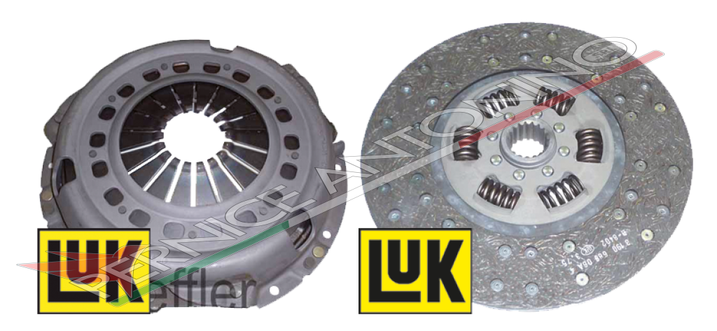 Single clutch with driving plate in organic material - Plate Ø 280 mm