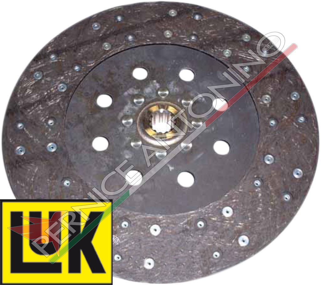 PTO clutch disc rigid