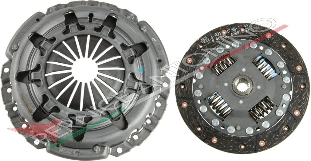 Clutch kit with internal disc