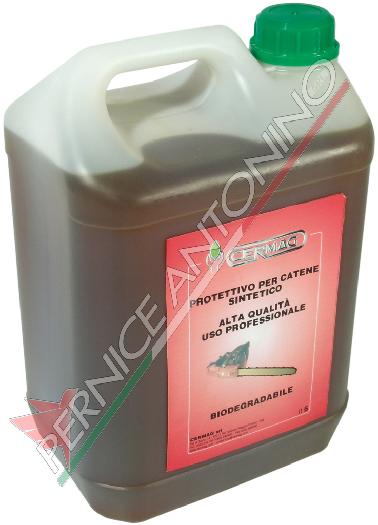 SYNTHETIC PROFESSIONAL PROTECTIVE FLUID FOR MOTOR SAW CHAINS - 5 LT