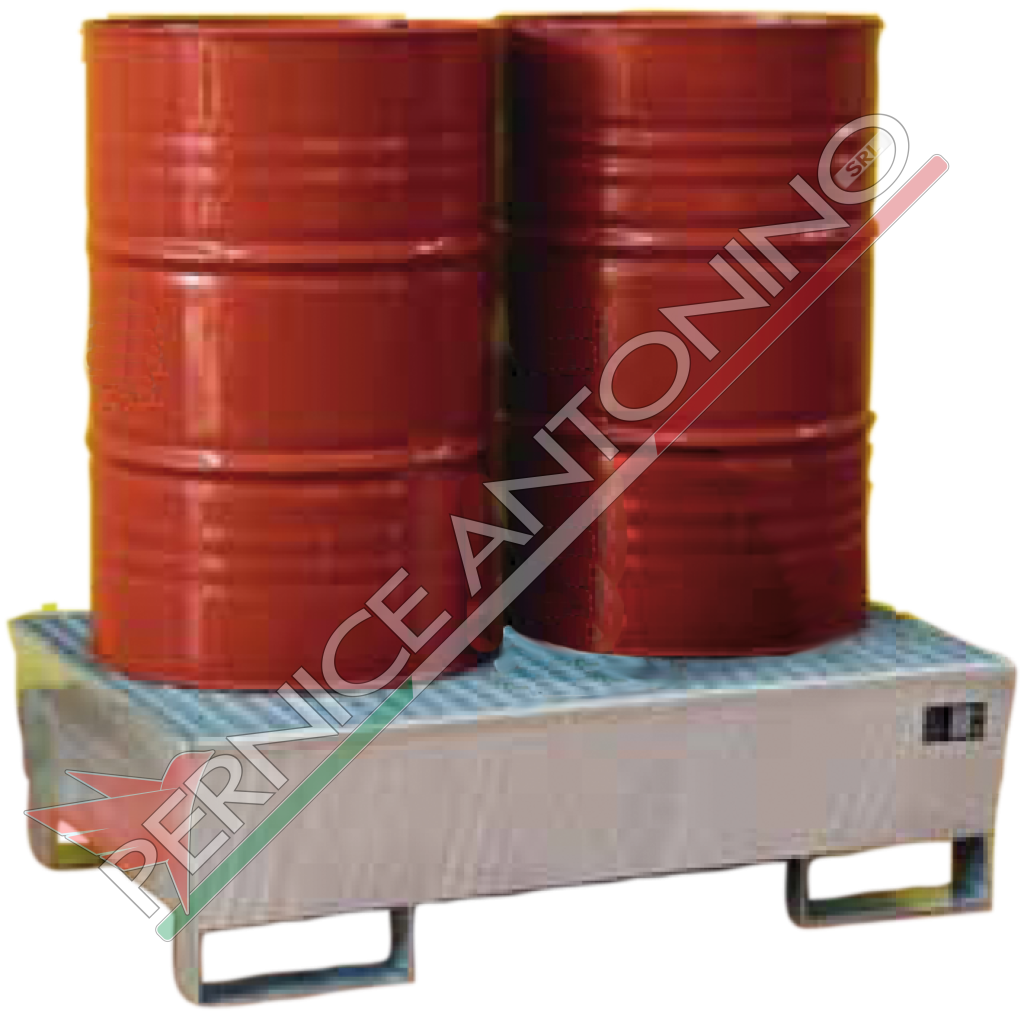 STORAGE TANK FOR TWO 180-220 LITER DRUMS