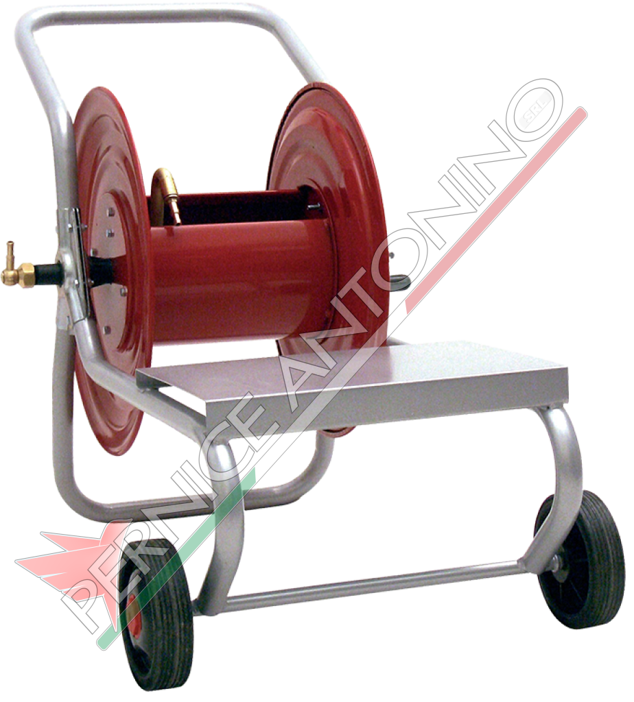 HOSE REELS FOR AGRICULTURE (PAINTED FRAME - BRASS FITTINGS)