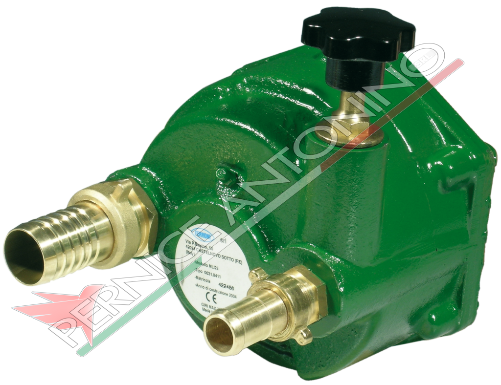 PUMP FOR P.T.O. WITH REGULATION PRESSURE VALVE