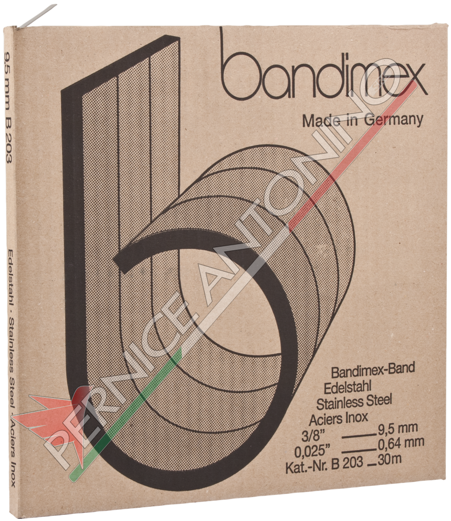 BOXED BAND REELS (APPROX. 30 M) IN AISI 201 STEEL