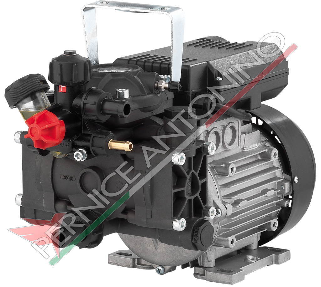 Electric pump with 2 diaphragms