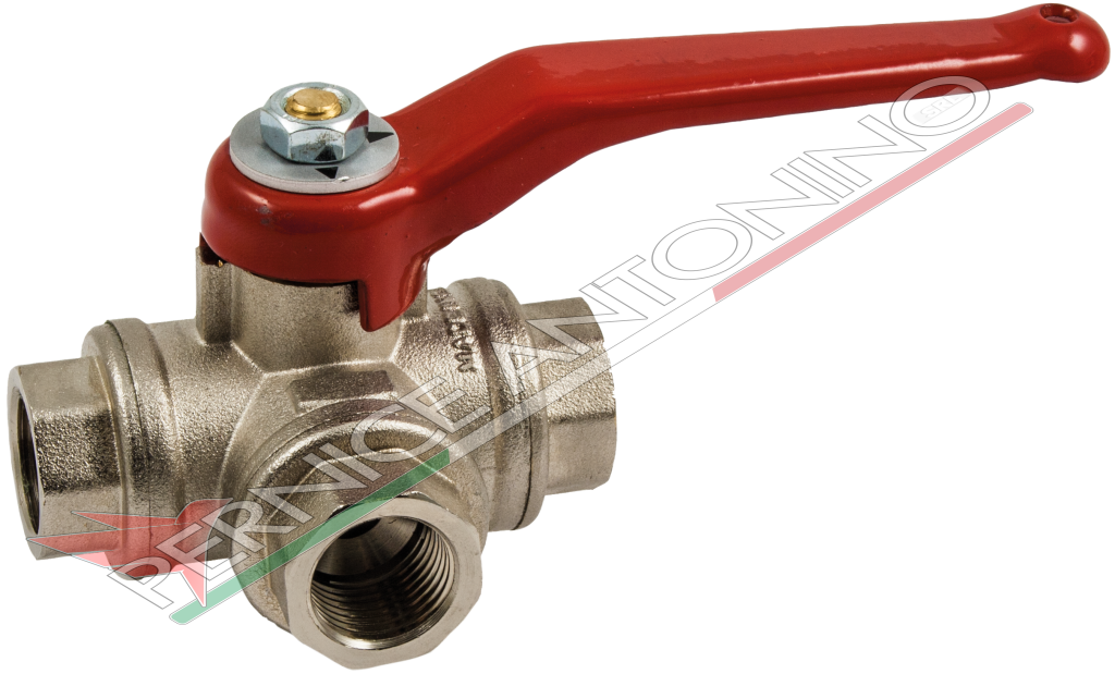 THREE WAYS BALL-VALVE