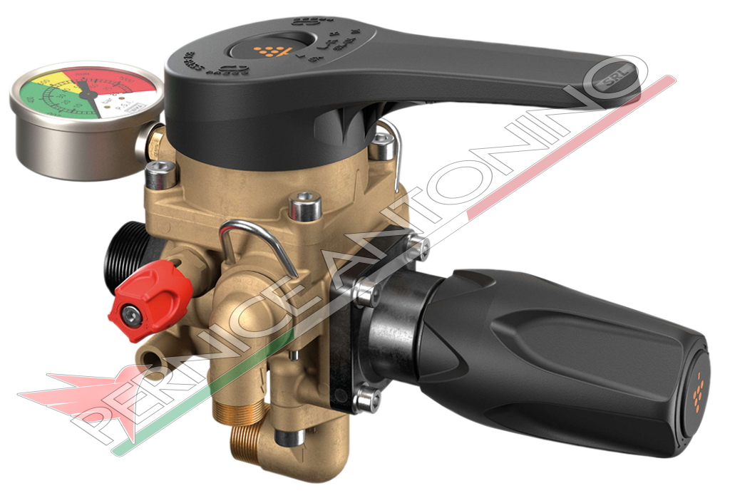 Manual high pressure power unit with calibrated return