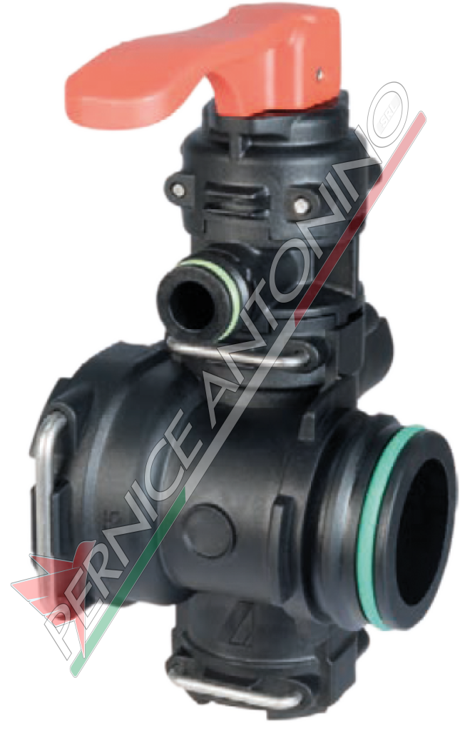 Manual boom section valve