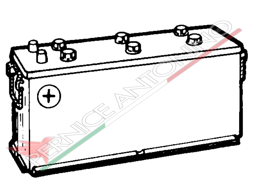 Standard 12V battery - HELLA