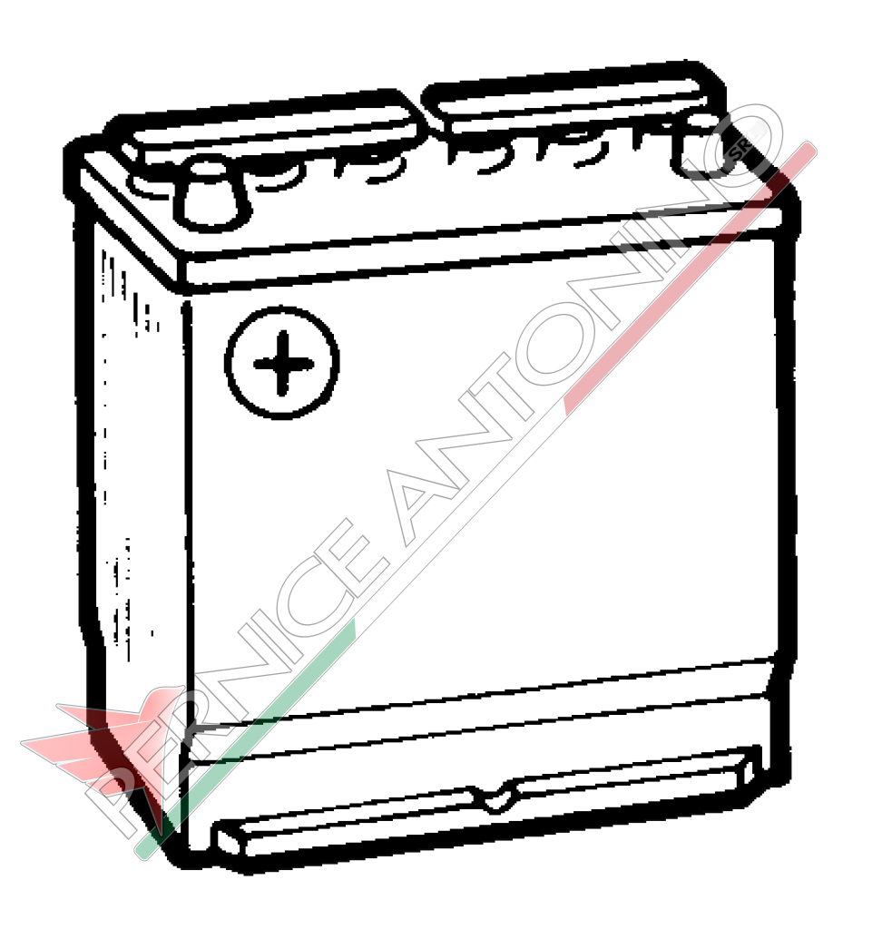 Batteria standard 12V tipo stretto - ENERGECO