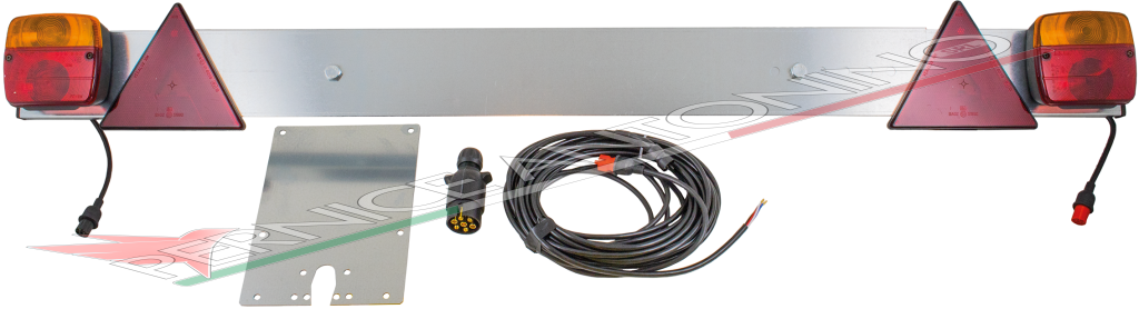 COMPLETE LIGHTING SET FOR TRAILERS - ADJUSTABLE LENGHT - FIX LENGHT