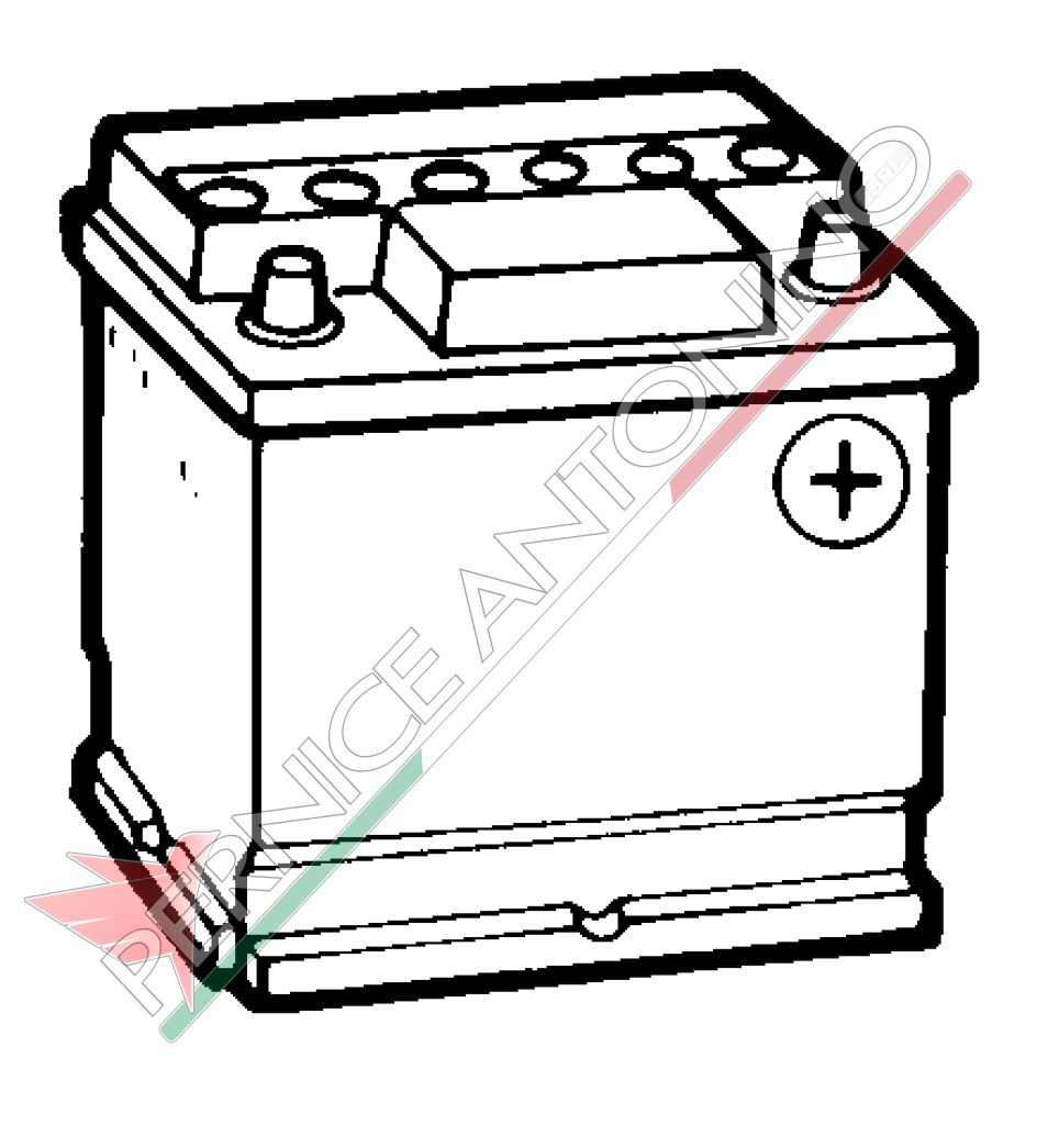 Standard 12V battery - HELLA