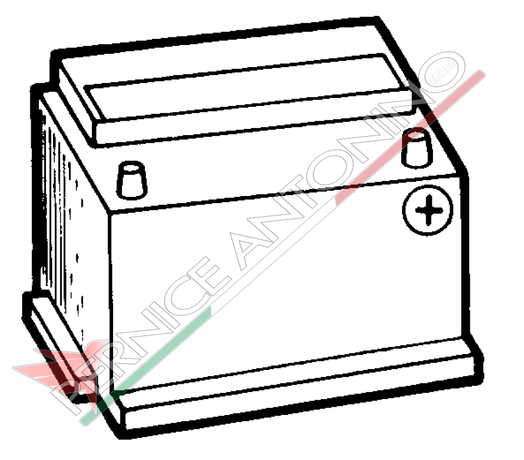 Standard 12V battery - HELLA