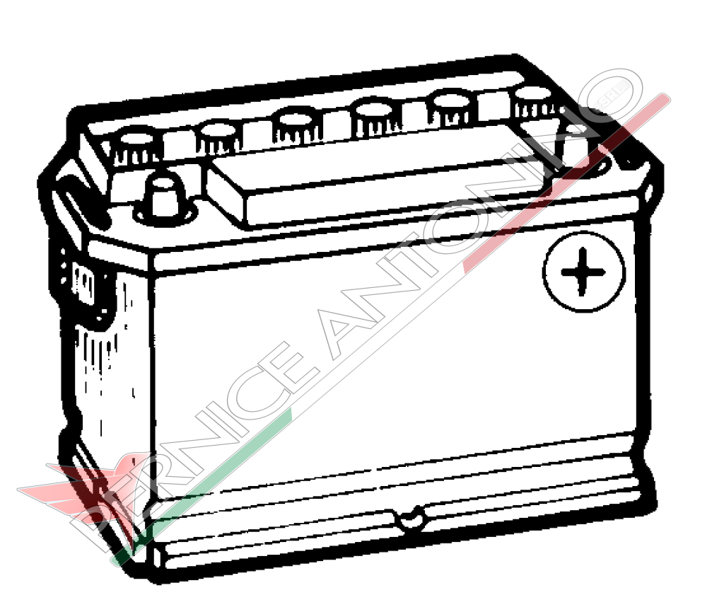 Standard 12V battery - HELLA