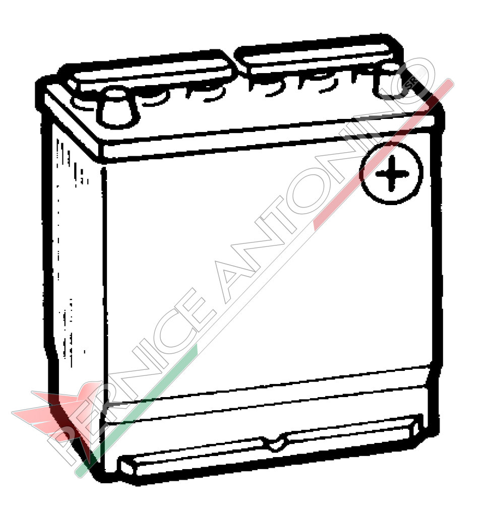 Standard 12V battery narrow type - ENERGECO