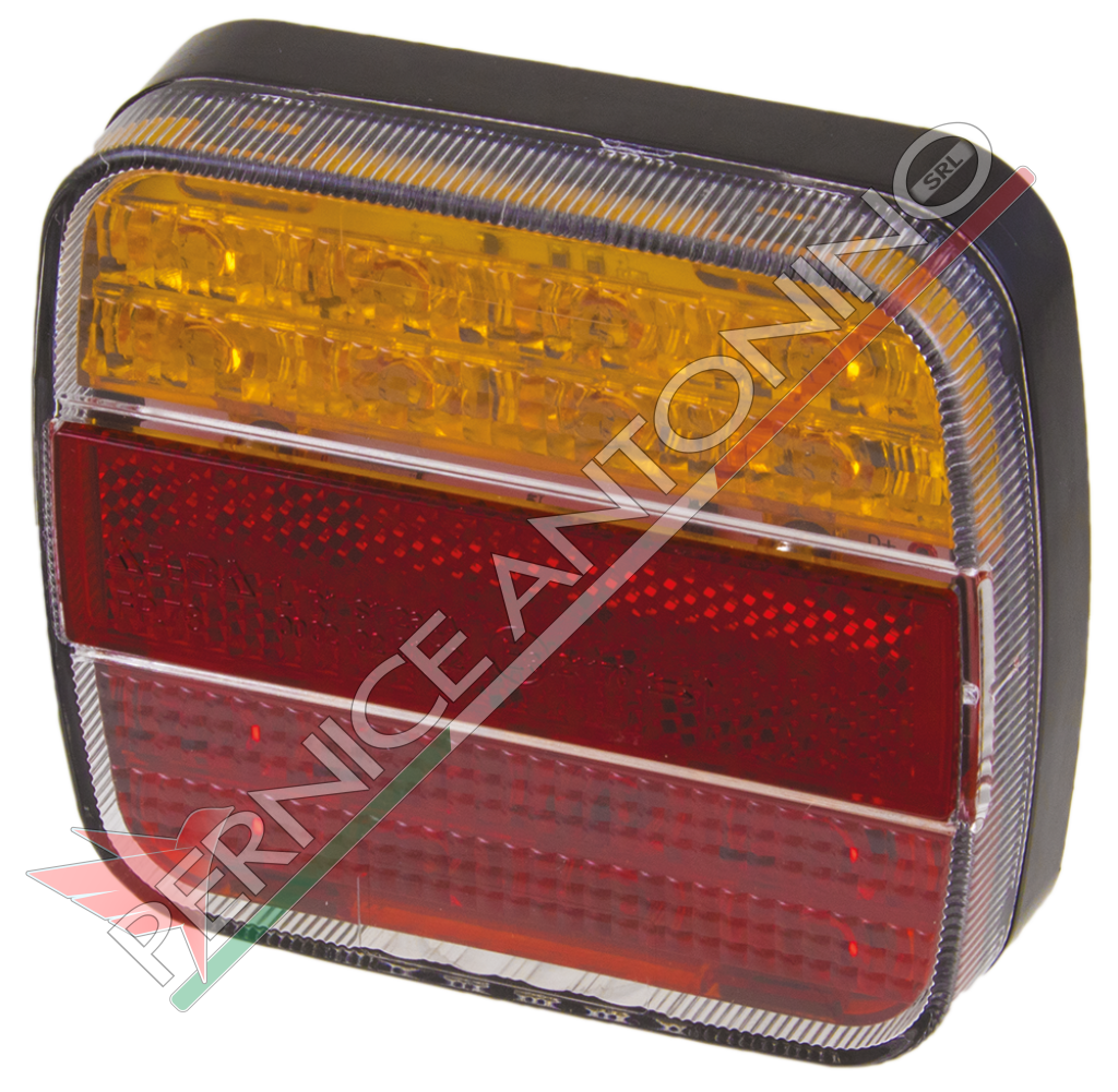 FANALE POSTERIORE A 4 FUNZIONI 12/24V LED