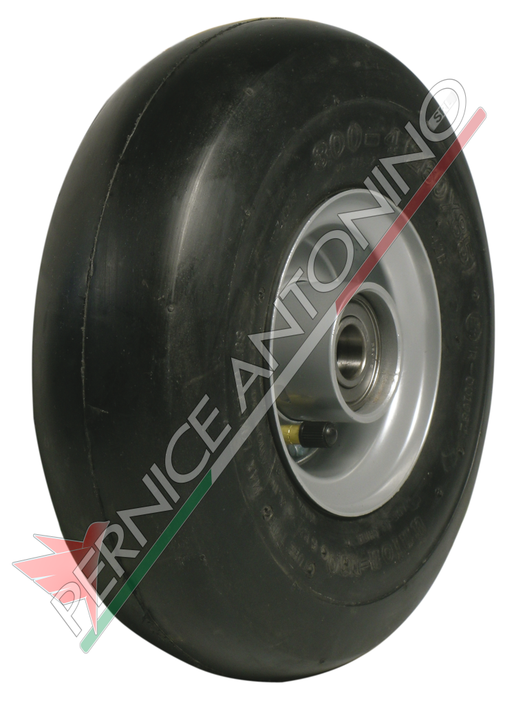 TYRED WHEELS WITH NYLON WHEEL RIM