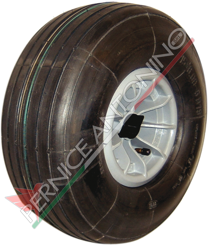 PNEUMATIC WHEELS 6" WITH NYLON RIM