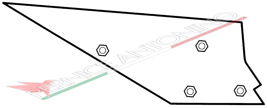 Salvaversoio per aratro a scalpello SOGEMA