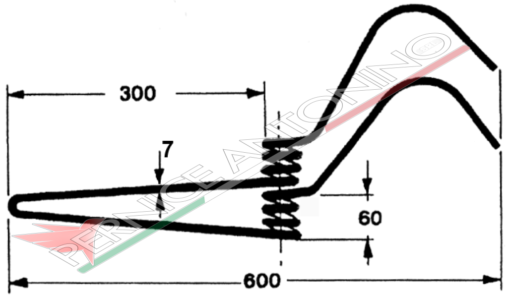 Molla per ranghinatore stellare