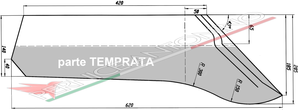 VOMERO ADATTABILE PER ARATRI MORO-KUHN E VARI - SX