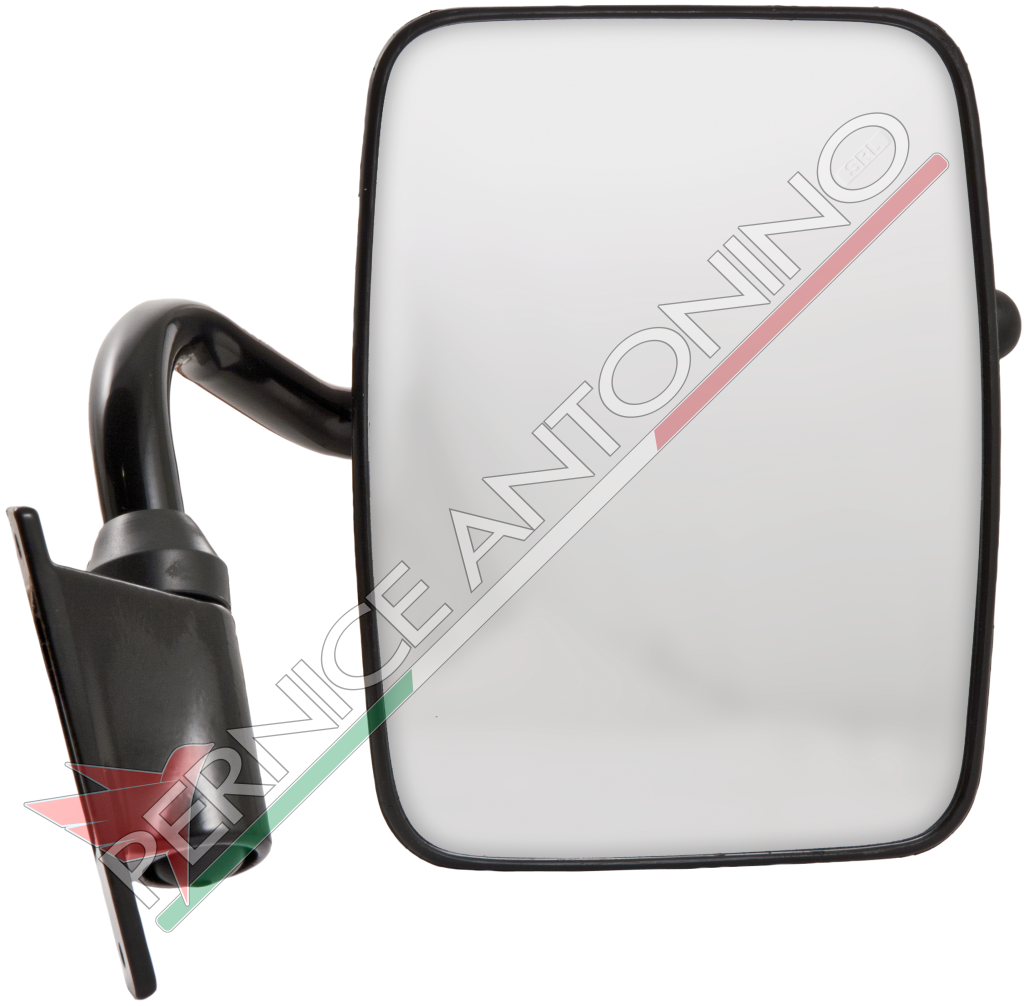 Specchio CPL nero dx vetro bianco PER CABINE