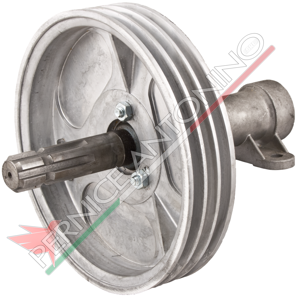 1-3/8" SPLINE SHAFT WITH PULLEY