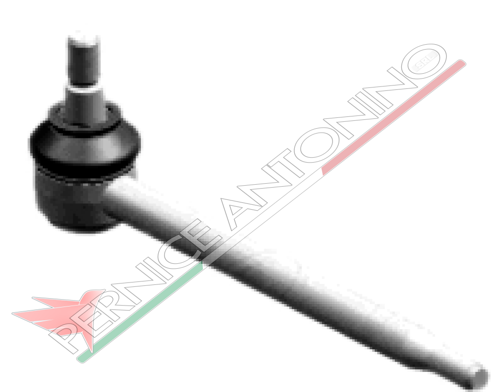 Complete rod for steering cylinder