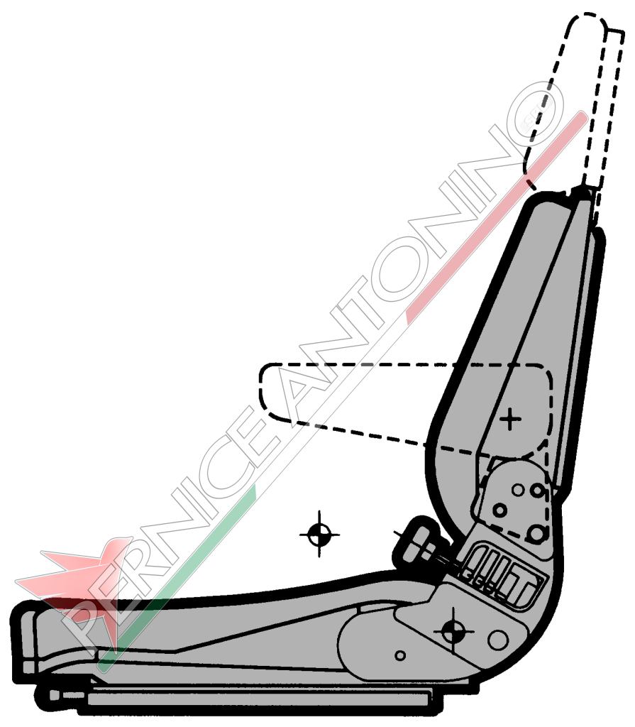 SEAT WITH SLIDE RAILS