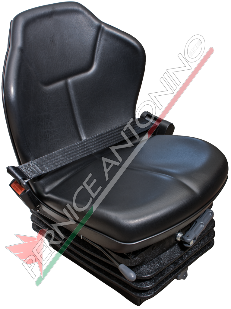 SEAT WITH SUSPENSION AND SLIDE RAILS TYPE PS40