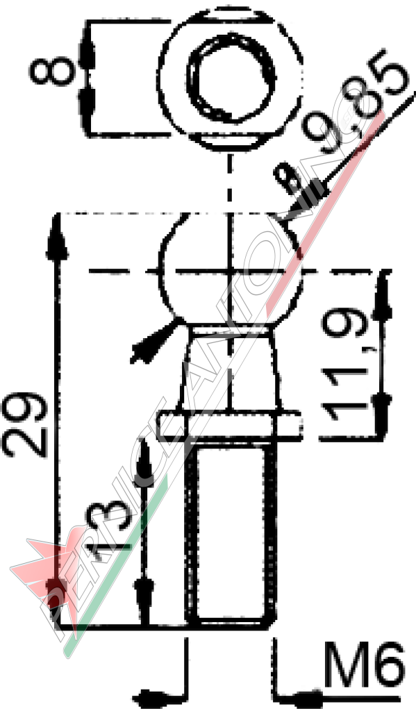 PINS FOR GAS SPRINGS