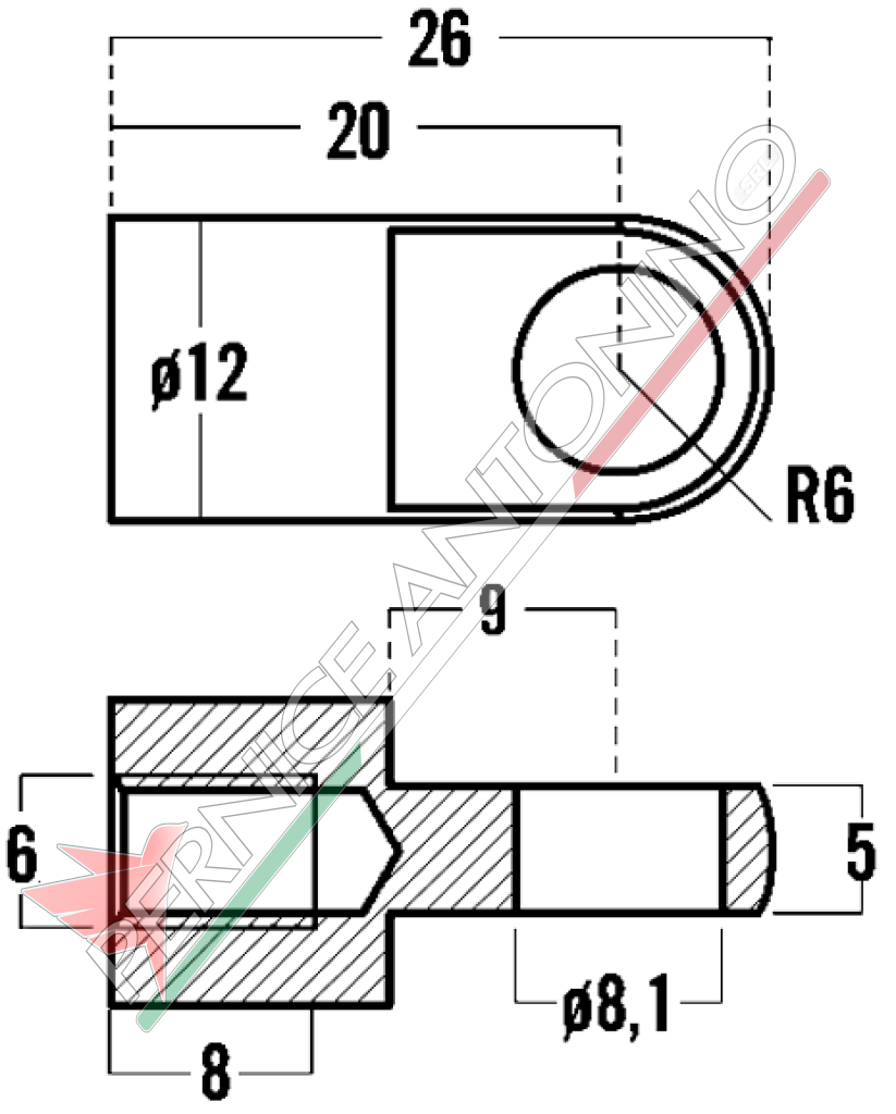 THREADED EYELETS FOR GAS SPRINGS