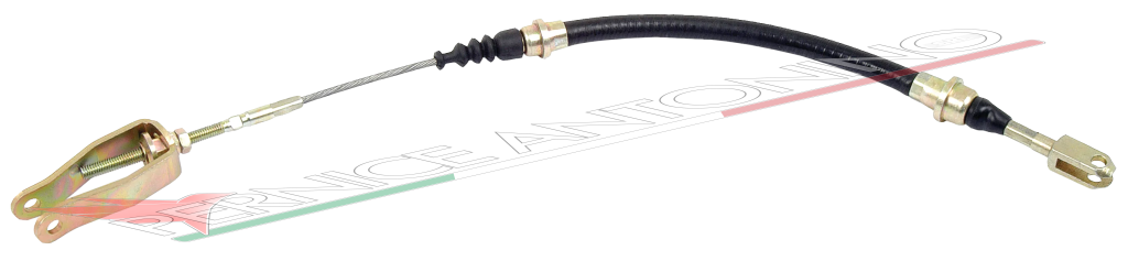 Clutch pedal control cable