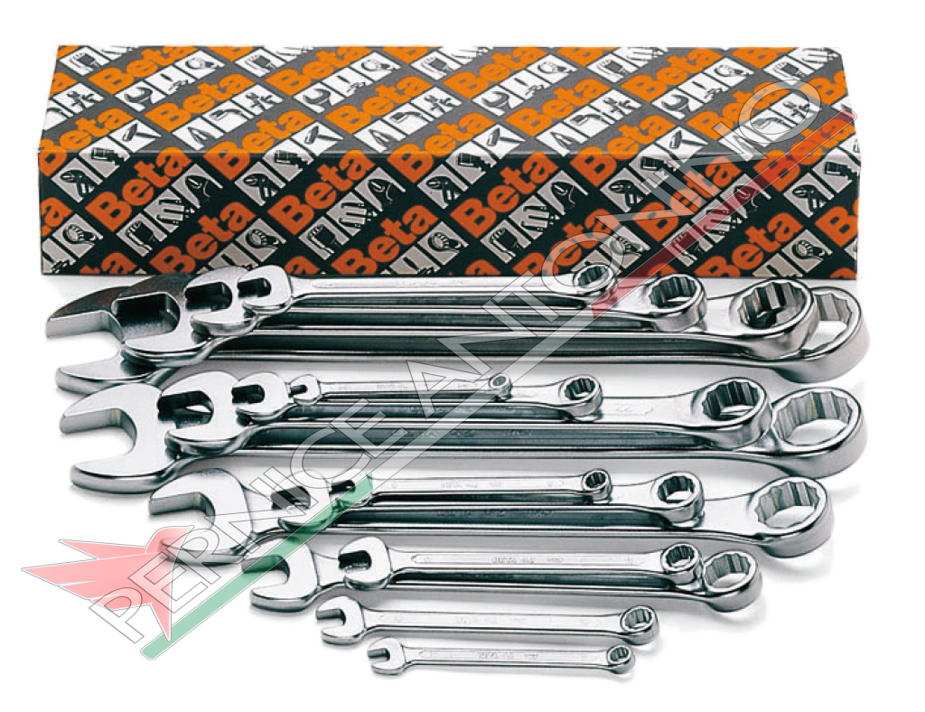 Set of 26 combination wrenches