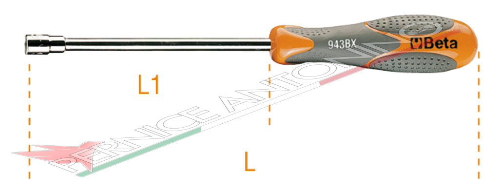 Socket wrench with bi-material handle