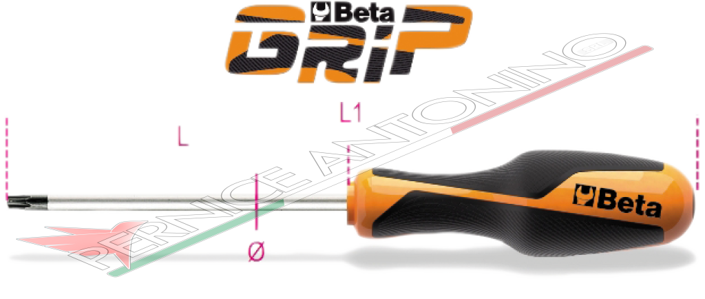 Screwdriver for TORX® screws - Beta GRIP