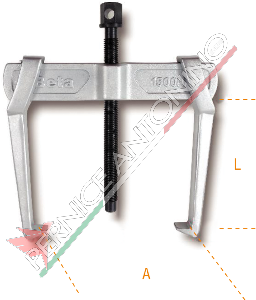 Two-leg universal puller