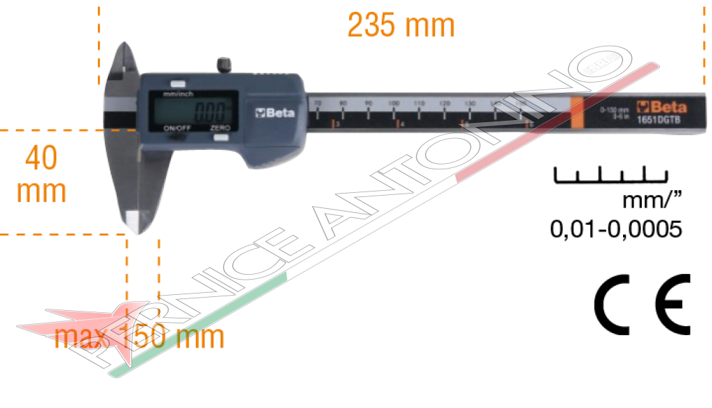 Digital vernier caliper