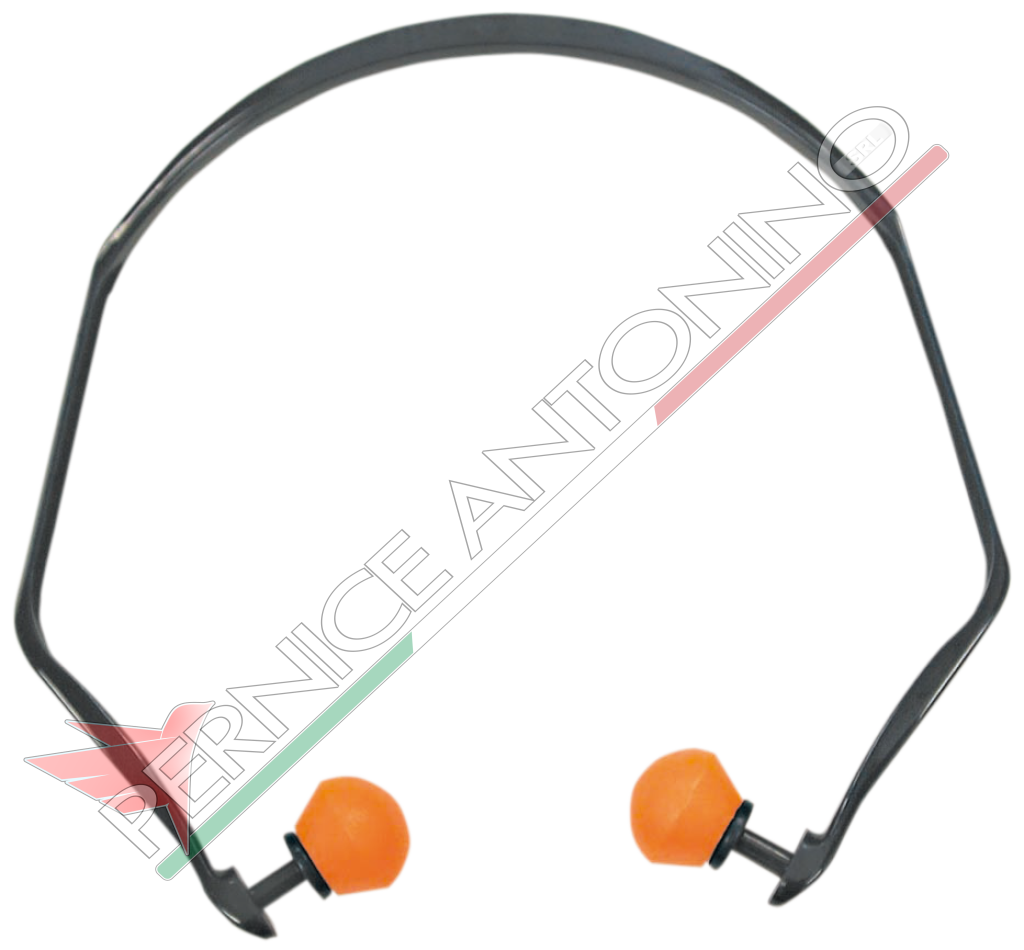 HEADBAND WITH DOUBLE-DENSITY EAR PLUGS