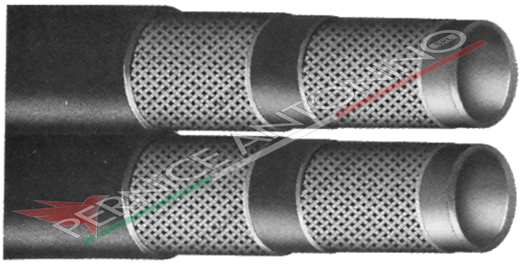 HOSE PIPE FOR MEDIUM PRESSURE VALUES SAE 100 R7 WITH 2 POLYESTER - THERMOPLASTIC MULTIPLE WOUND BRAIDS