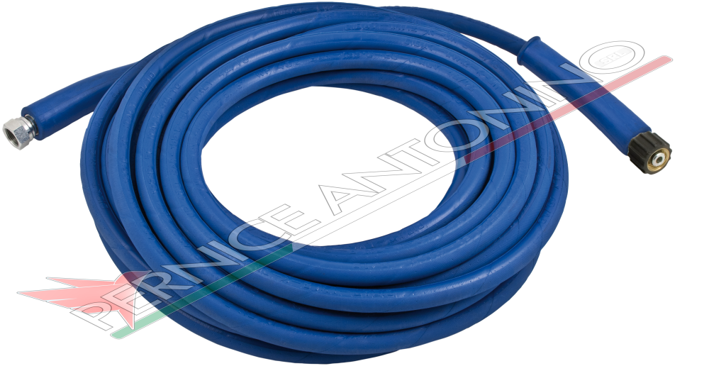 FITTED HOSES FOR HIGH PRESSURE WASHING MACHINES INCLUSE OF HANDLE