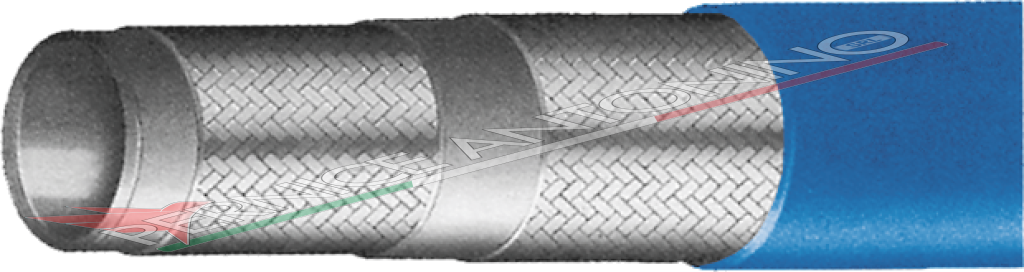 Tubo per idropulitrici a 2 trecce