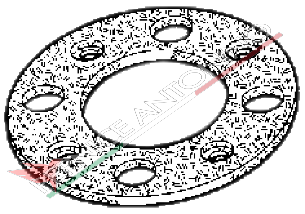 Ring for PTO plate 280x165x3.5 - 24 holes