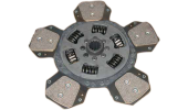 Central cushioned cerametallic plate with 6 vanes Ø 290 sintered - 13 grooves