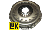 Single-plate clutch with diaphragm springs