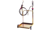 AIR-OPERATED PUMP FOR OIL WITH TROLLEY